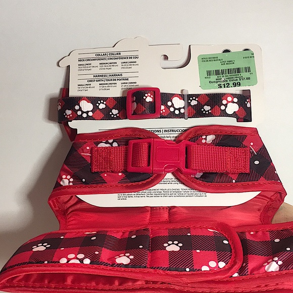 NEW DOG COLLAR & HARNESS SET SIZE M - Picture 5 of 9